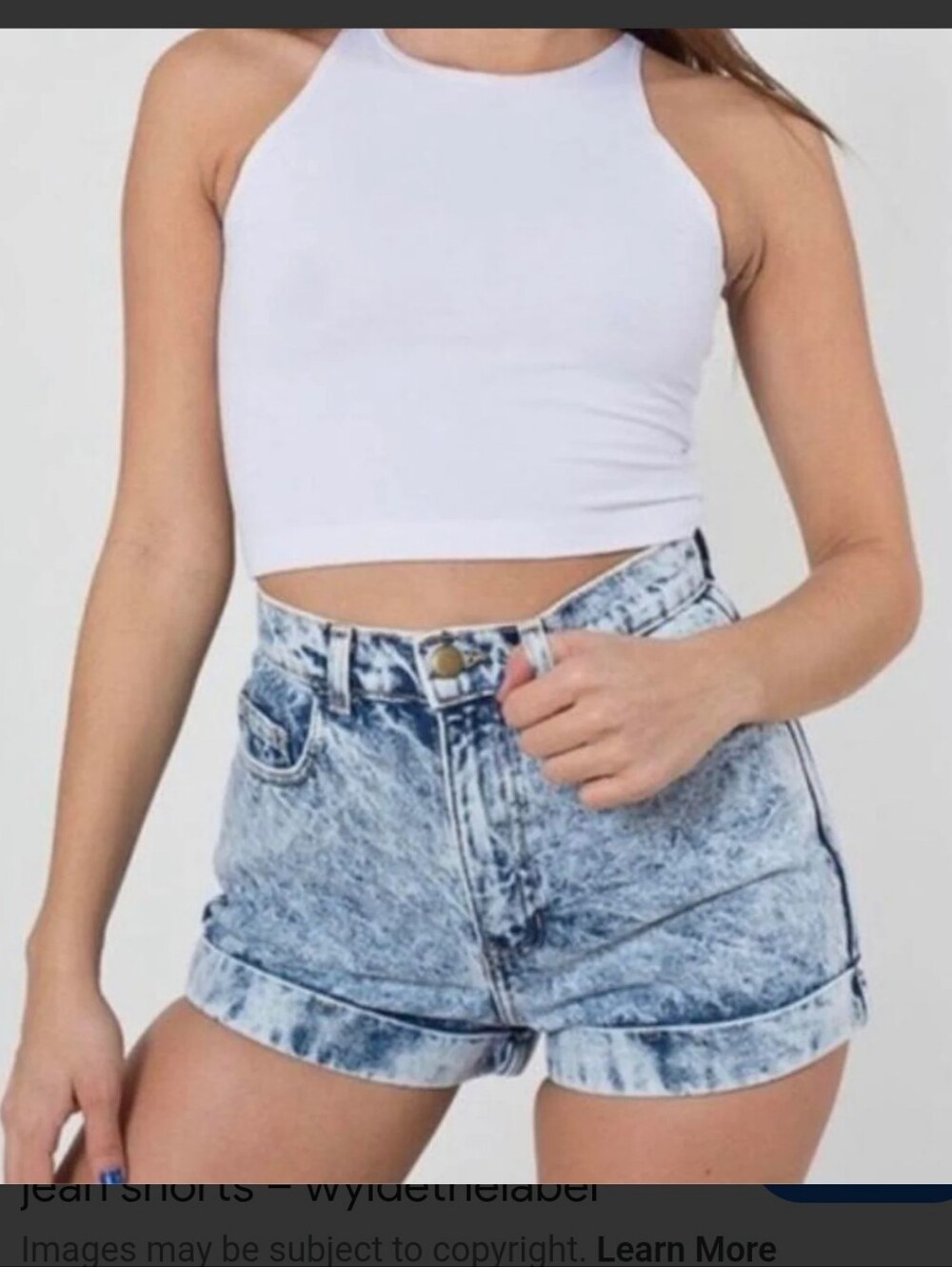 American Apparel Jean Shorts